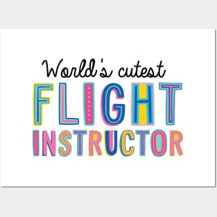 Flight Instructor Gifts | World's cutest Flight Instructor Posters and Art